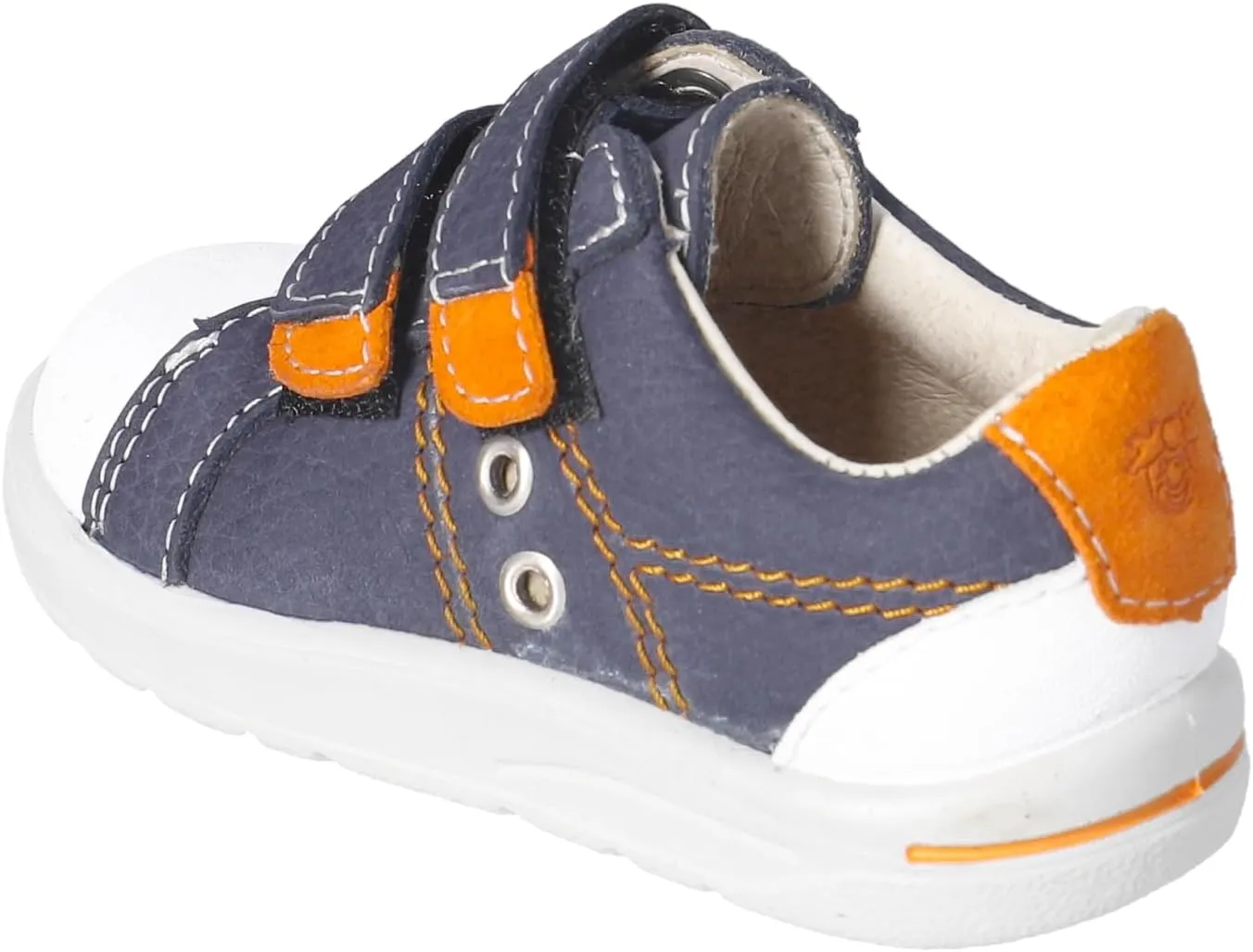 RICOSTA Pepino Nippy Kids Shoe, Leather Upper, Double Riptape, Toe Cap, Medium Width