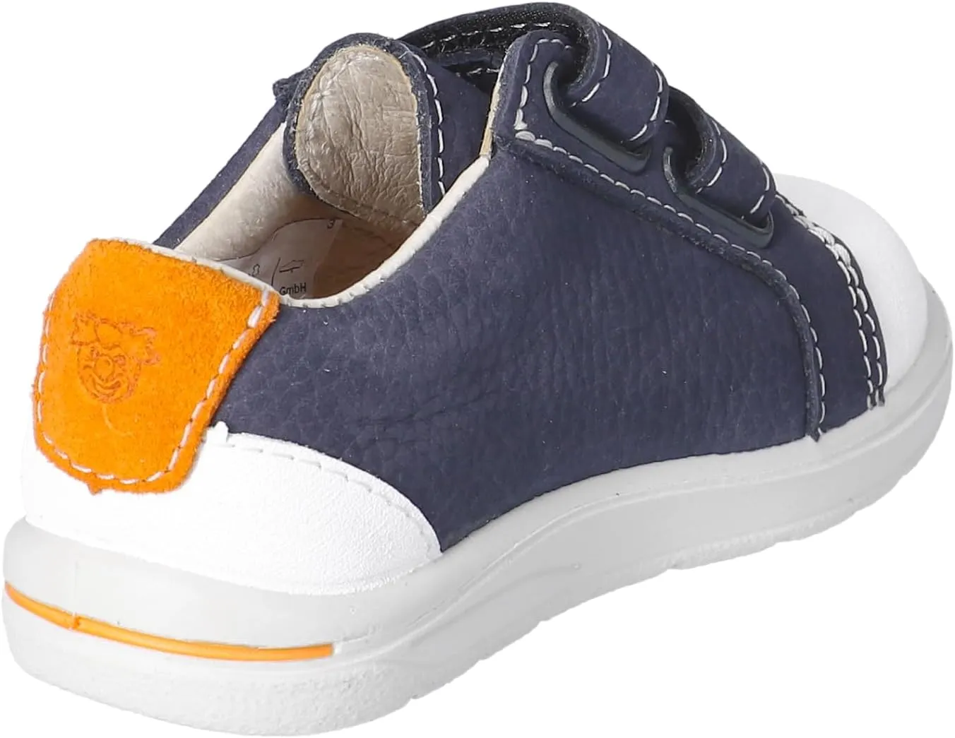 RICOSTA Pepino Nippy Kids Shoe, Leather Upper, Double Riptape, Toe Cap, Medium Width