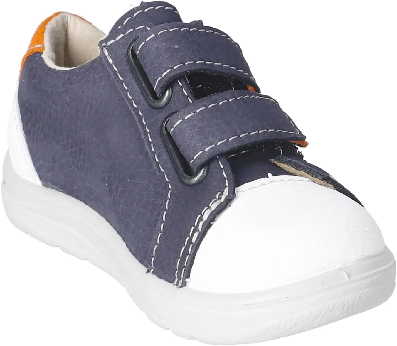 RICOSTA Pepino Nippy Kids Shoe, Leather Upper, Double Riptape, Toe Cap, Medium Width