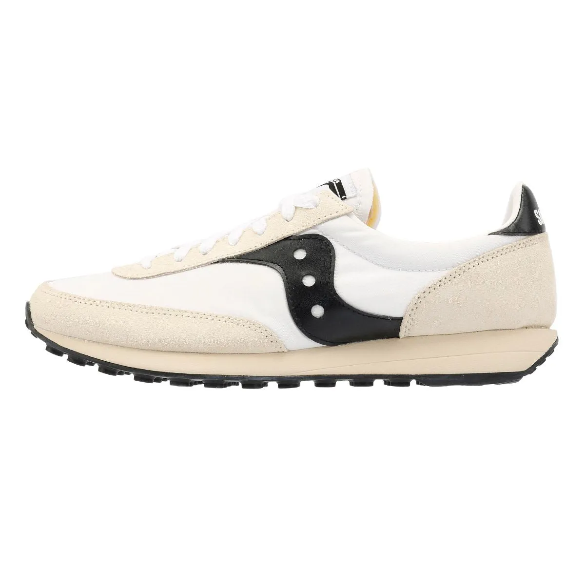 Saucony Trainer 80 Suede White/Black Trainers