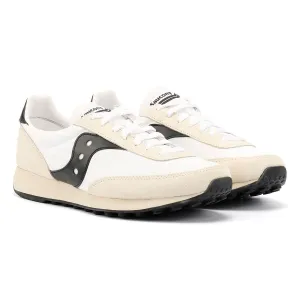 Saucony Trainer 80 Suede White/Black Trainers