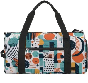 Shapes And Curves Gym Bag Sport Gym Tote Bag Lightweight Duffle Bag Carry On Weekender Bags for Women Men