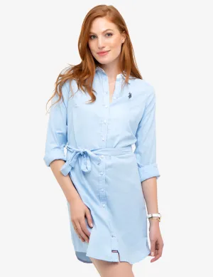 SOLID OXFORD DRESS