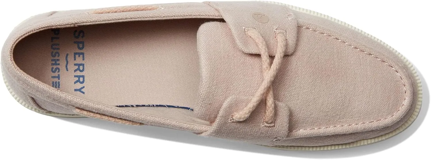 Sperry Womens Cruise Plushstep Boat Flats Casual - Pink