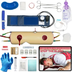 Stop The Bleed Kit by The Apprentice Doctor - Tourniquet Kit - Bleeding Control Kit with an Accredited Online Course Designed to Train Members of The Public & Training Medical Professionals.