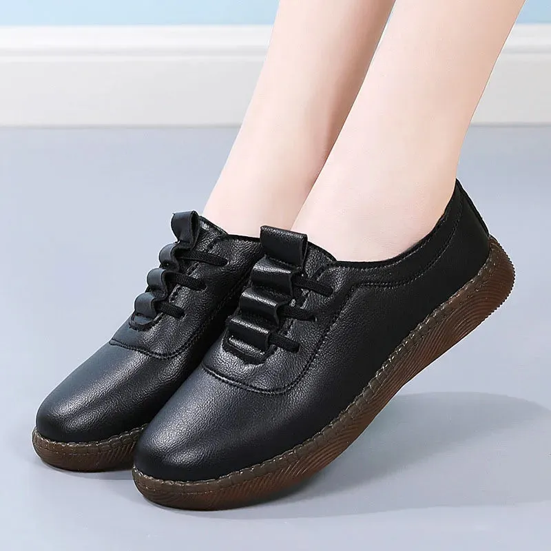 Summer Women Flat Shoes Fashion Hollow Women Sneakers Breathable Slip on Women Casual Shoes Lightweight Loafers Zapatos Mujer