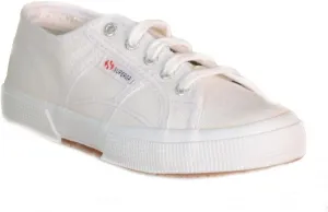 Superga 2750 JCOT Classic, Unisex Kids' Fashion Sports Canvas Trainer, White, 6 UK (23 EU)