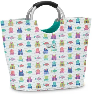 Swig Life Loopi Tote Bag, Large, Lightweight, Waterproof Beach and Utility Bag