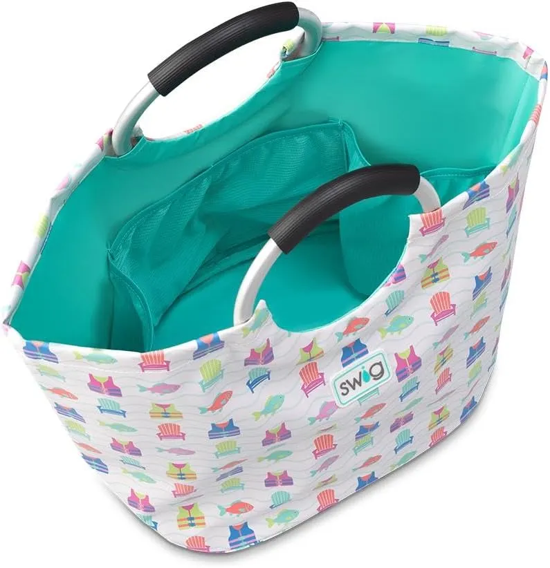 Swig Life Loopi Tote Bag, Large, Lightweight, Waterproof Beach and Utility Bag