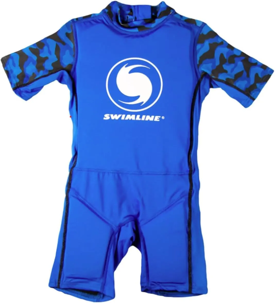 SWIMLINE Blue Swim Trainer Floating Vest Suit For Kids & Toddlers Ages 1-3 Boys/Girls -Comfortable Zip Up Buoyant Foam Swimming Life Jackets Puddle Jumpers 20-30 Pounds Lbs Children Learning Swimwear