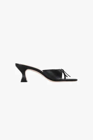 THONG MULE 60 IN BLACK NAPPA