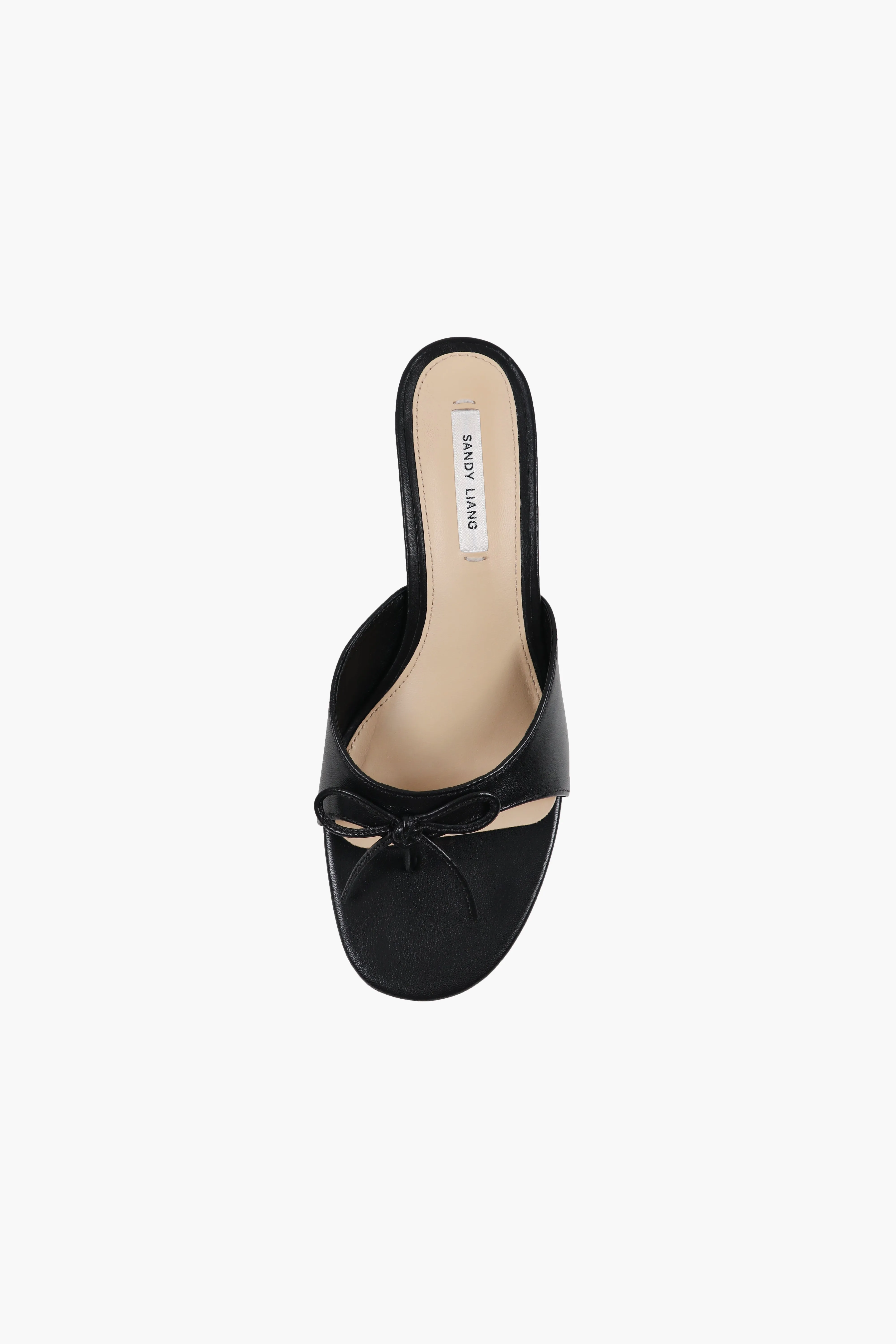 THONG MULE 60 IN BLACK NAPPA