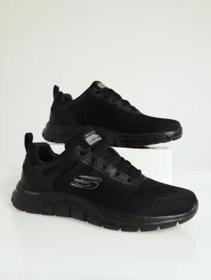 Track Lace Up Trainer - Black