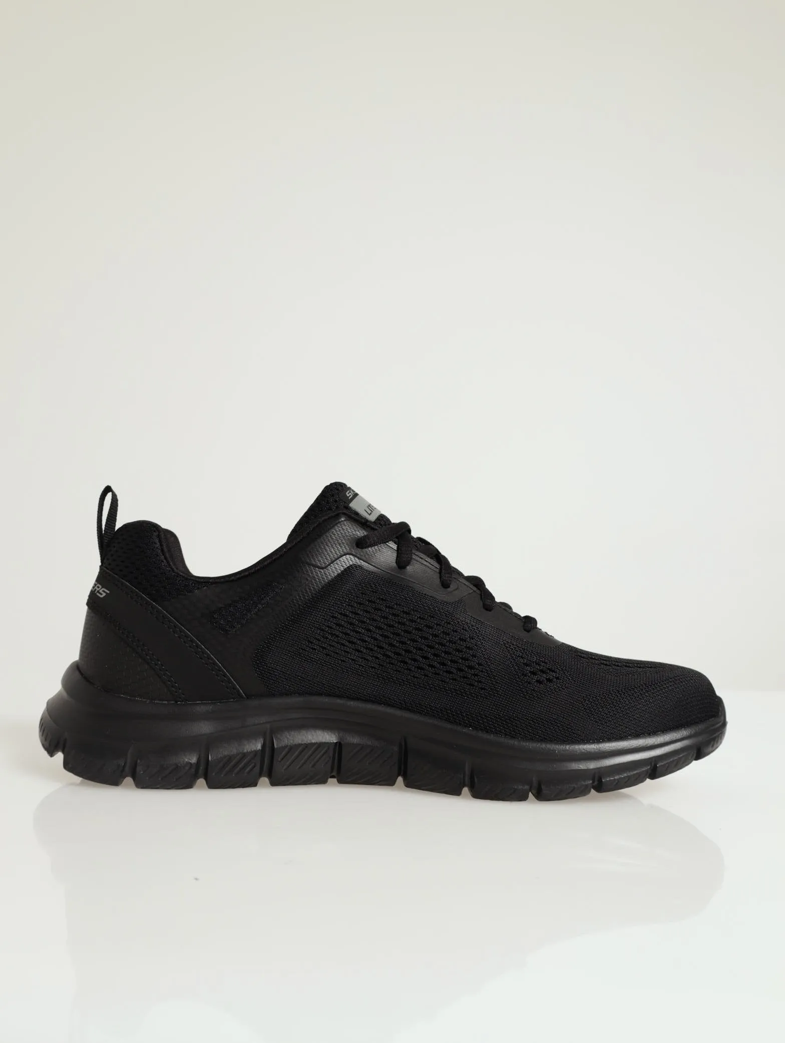 Track Lace Up Trainer - Black