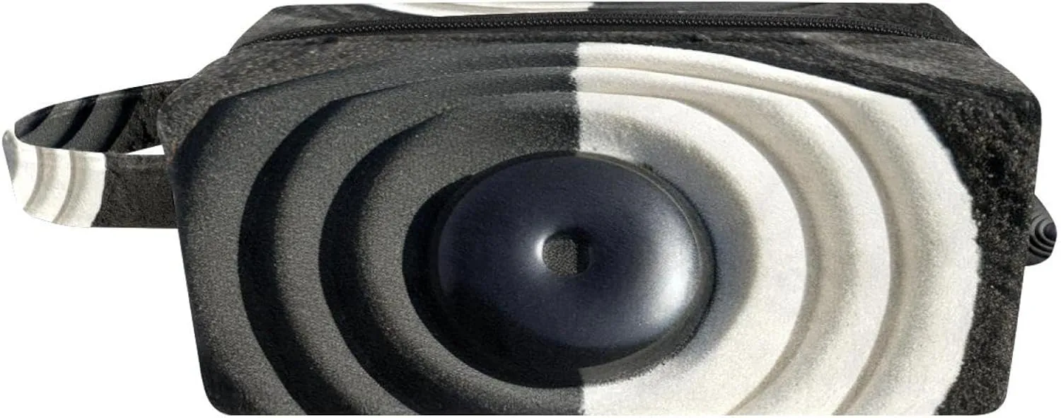 Travel Makeup Bag,Travel Toiletry Bag for Women,Ying Yang Gossip,Cosmetic Travel Bag