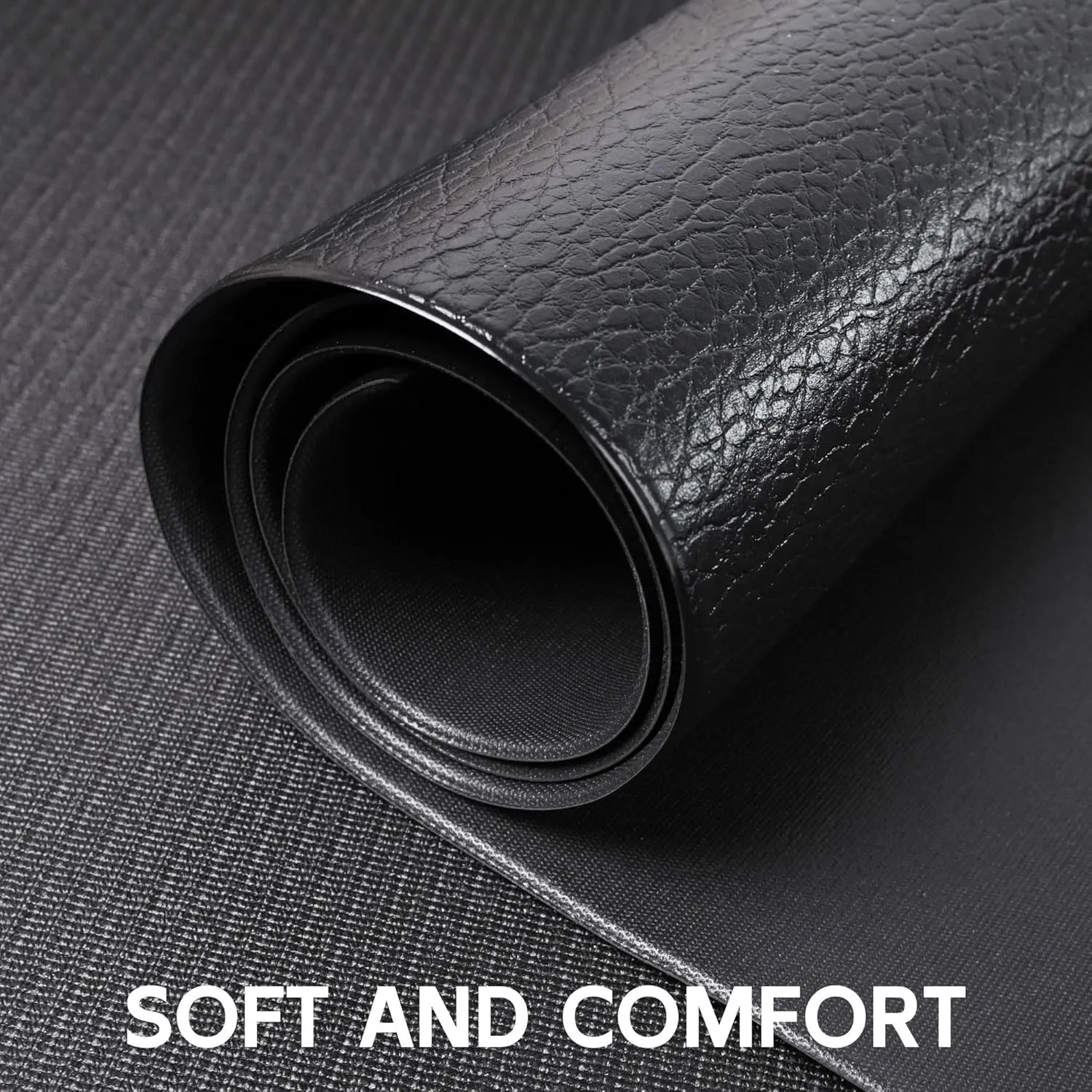 Treadmill Mat, Bike Trainer Mat for Stationary Spin Bike, 72" x 36" Non Slip Exercise Equipment Mat for Bike, Treadmill, Elliptical, Yoga - Workout Floor Protector for Carpet Or Hardwood