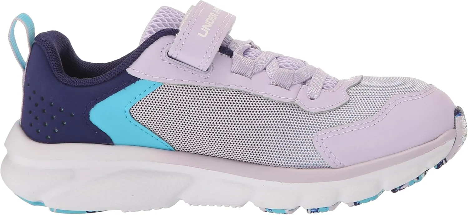 Under Armour Girl's Pre-School Assert 9 Alternate Closure Running Shoe