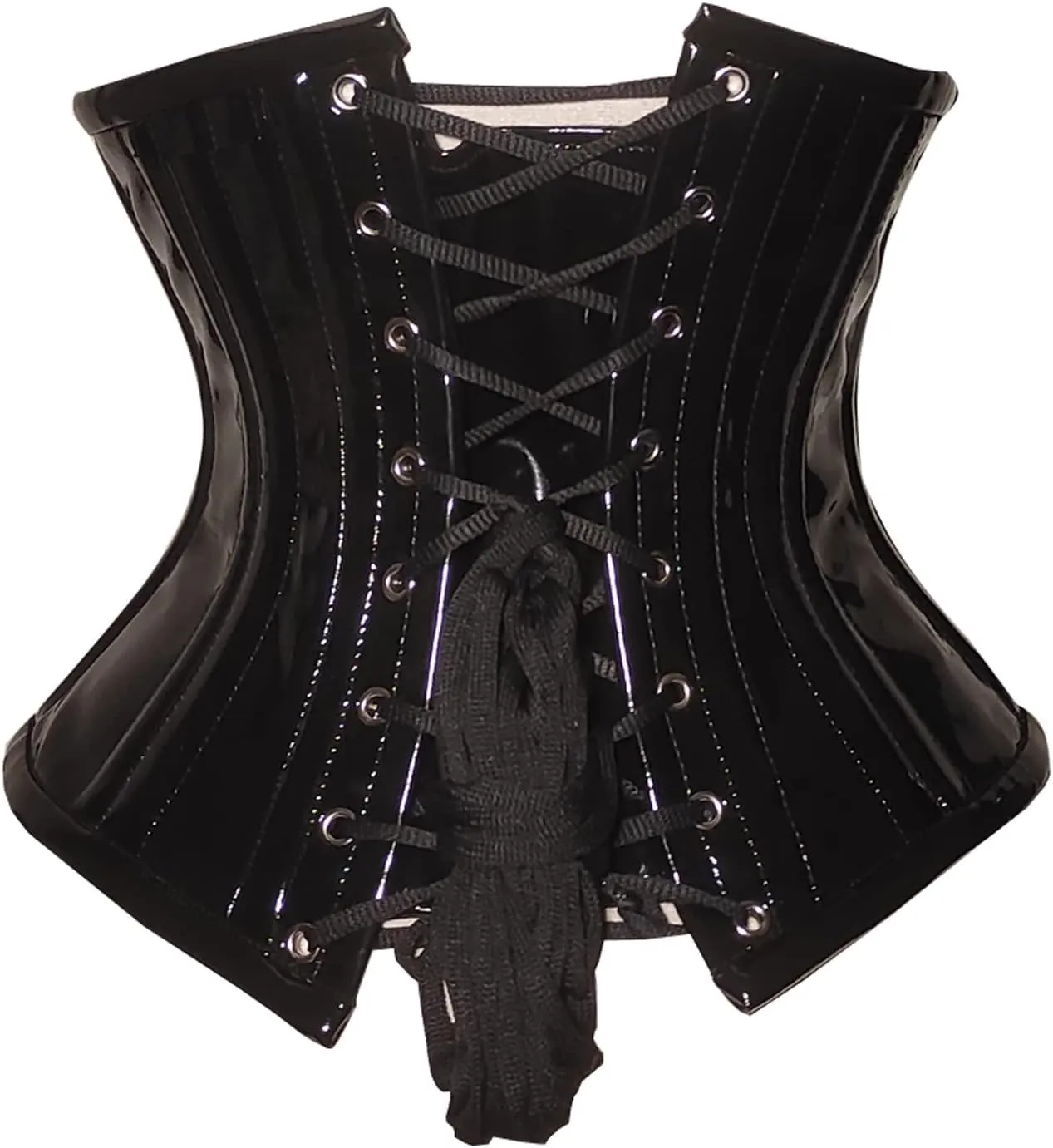 Underbust Corset Steel Boned PVC Heavy duty waist trainer, Hourglass Body Shaper Corset C18PD