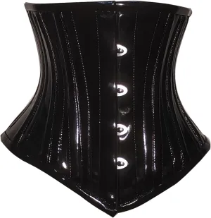 Underbust Corset Steel Boned PVC Heavy duty waist trainer, Hourglass Body Shaper Corset C18PD