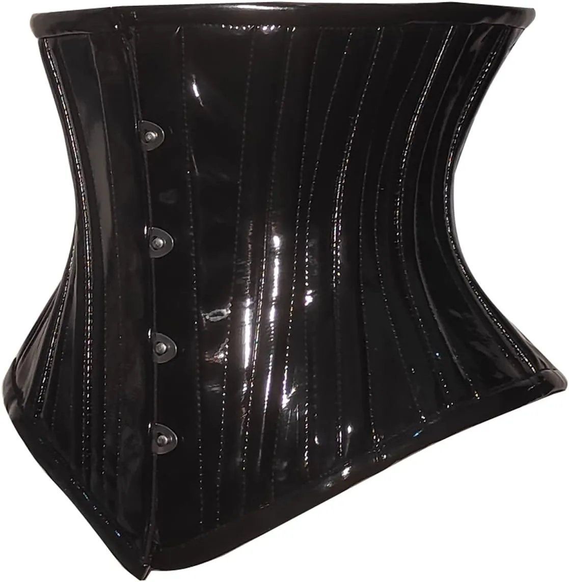 Underbust Corset Steel Boned PVC Heavy duty waist trainer, Hourglass Body Shaper Corset C18PD