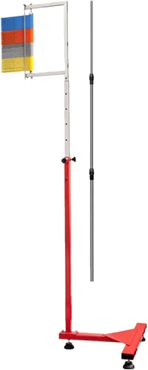 Vertical Jump Trainer Adjustable Height - Metal Vertical Jump Tester for Athletes 3.9-11.5 Feet - Portable Strength Training Equipment Tool for Gym and School Use