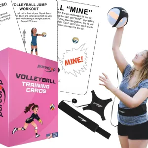 Volleyball Training Kit. Great Training Drills for Solo Practice for Volleyball Players.