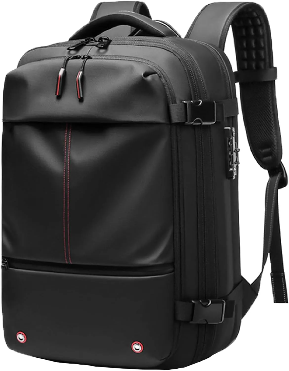 Voyagevac Backpack, 2025 Upgraded 60l Expandable Backpack with Vacuum Compression (Black 1.0)