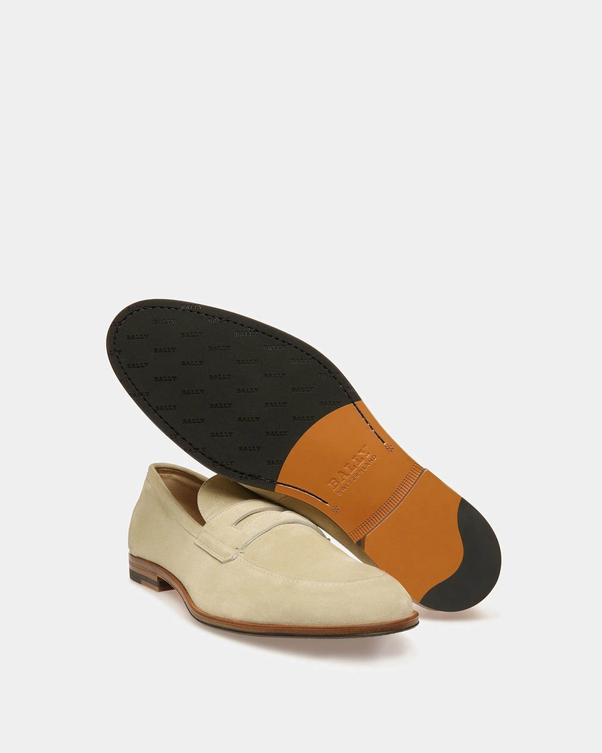 Webb Leather Loafers In Fossil