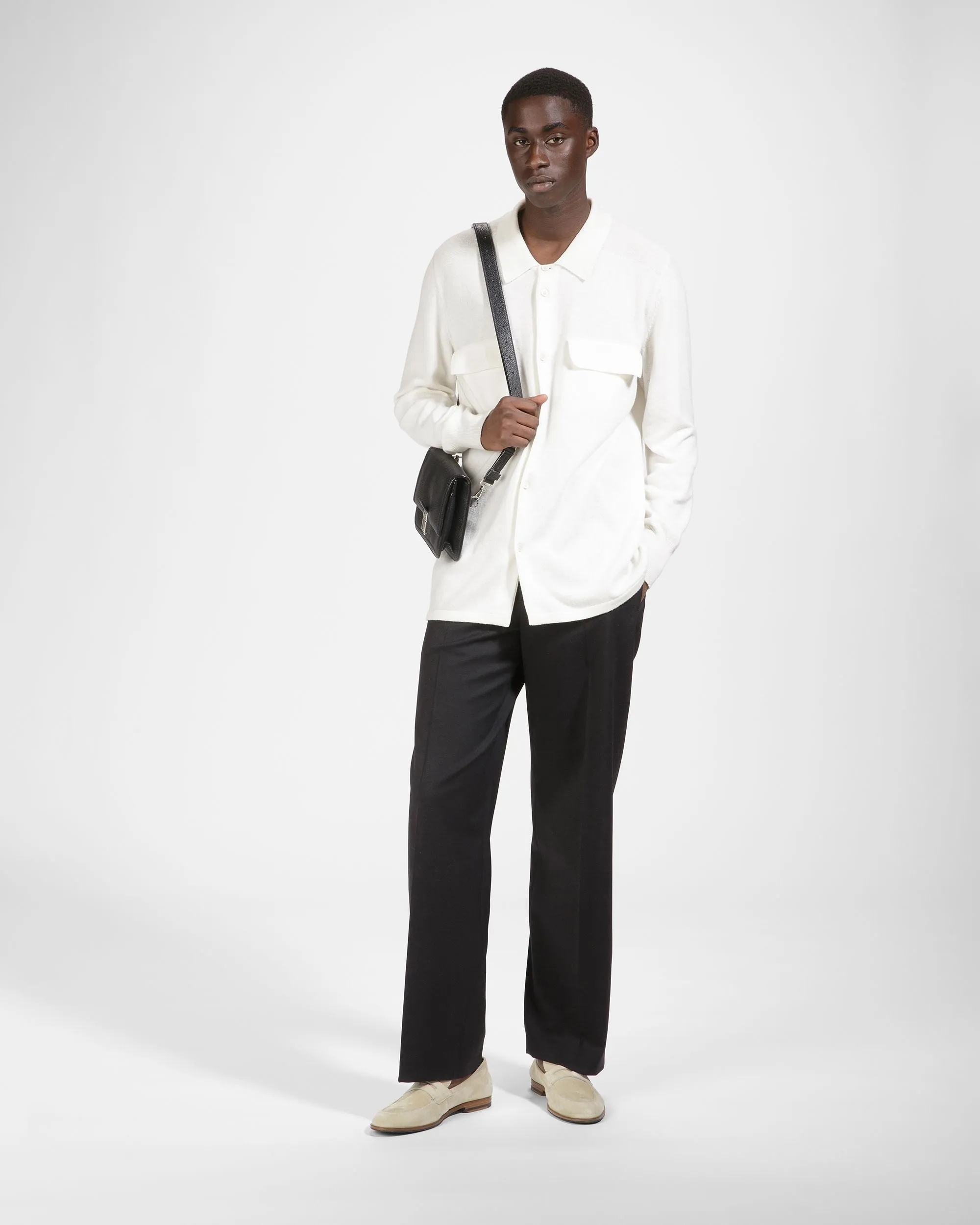 Webb Leather Loafers In Fossil