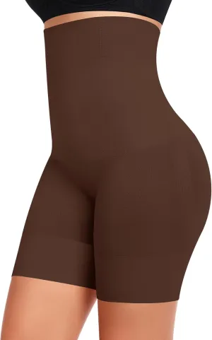 Werena Tummy Control Shapewear Shorts for Women Seamless High Waisted Body Shaper Shaping Underwear Girdle Panties
