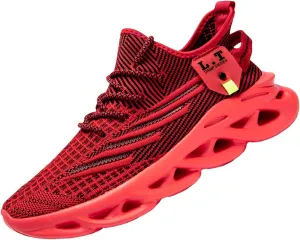 Women Running Shoes Slip On Sneakers Breathable Non-Slip Cushioned Sports Shoes for All-Day Comfort Walking Fitness Jogging with Lightweight EVA Elastic Sole