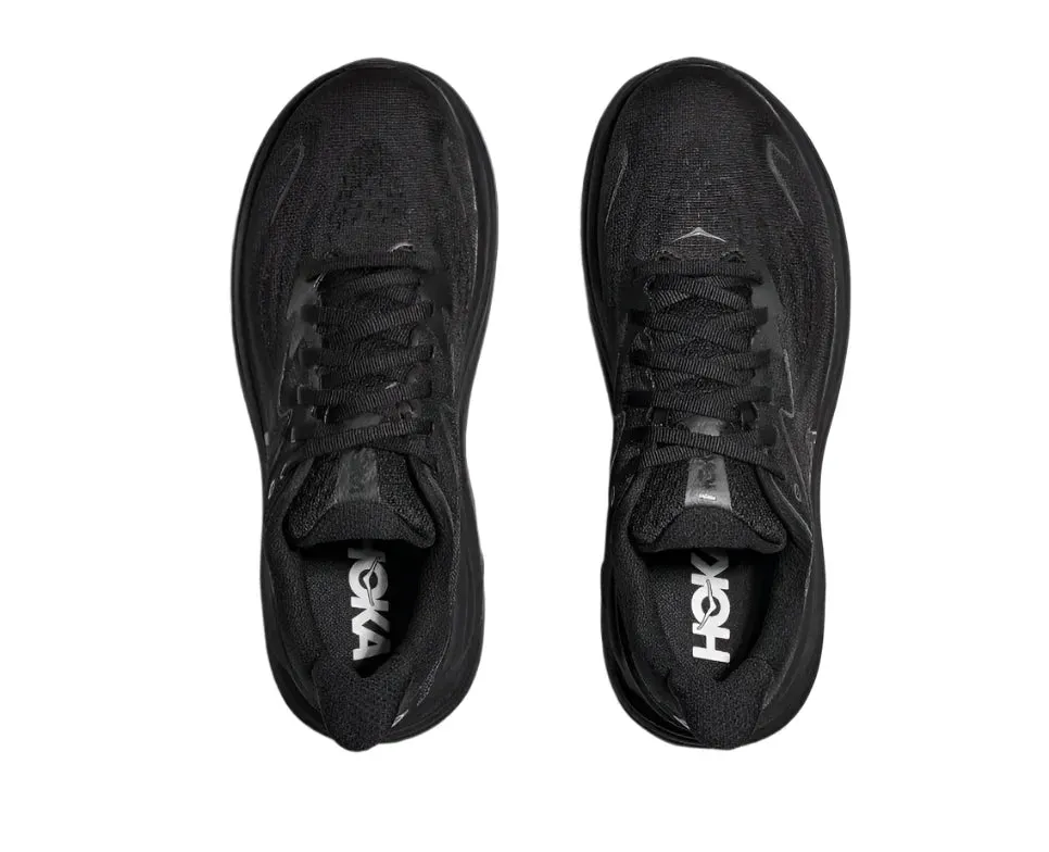 WOMEN'S HOKA CLIFTON 10 | BLACK / BLACK
