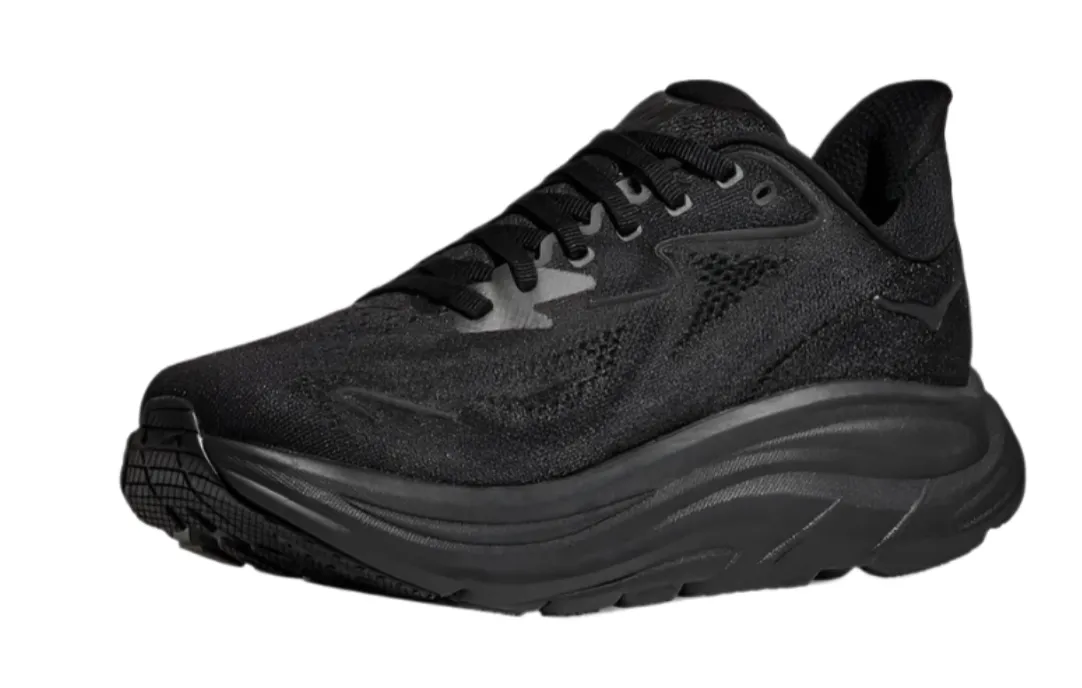 WOMEN'S HOKA CLIFTON 10 | BLACK / BLACK
