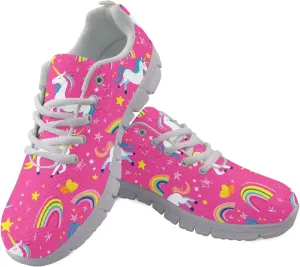 Womens Sports Trainer Shoes Girls Running Causal Travel Sneakers Outdoor Walking Low Heel Lace up Breathable Lightweight Shoe