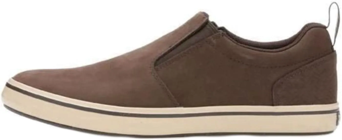 XTRATUF Sharkbyte Men’s Nubuck Leather Deck Shoes, Chocolate (22501-BRN-090)