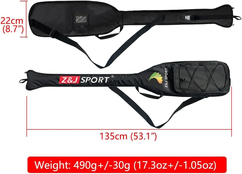 Z&J SPORT Bag for Dragon Boat Paddle/One paddle/Team Paddle/Space/Saving/Large Capacity/Adjustable Shoulder Strap/Carry Handle